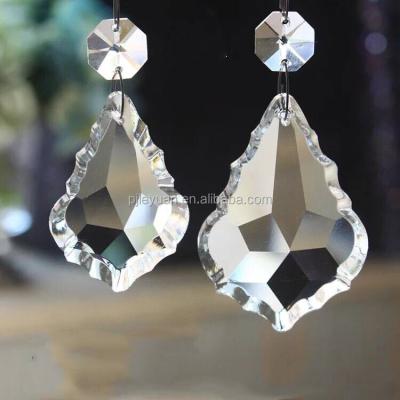 China Modern wholesale fashion maple leaf crystal accessories for light for sale