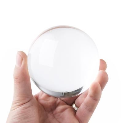 China China LY-B1004 Clear 100mm Sphere K9 Glass Crystal Ball 60mm 80mm for sale