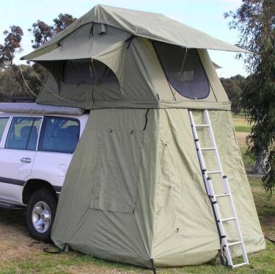 China Extended type outdoor foldable car tents annex motorhome roof top tent with annex for sale for sale