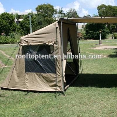 China Easy Installation 4x4 TENT / CAE Durable Offroad SIDE FLOOR TENT Use Canvas Material for sale