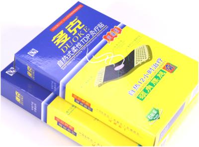 China Medical Herbal Body Heat Joint Pain Patches 190mm Length With Blue Box for sale