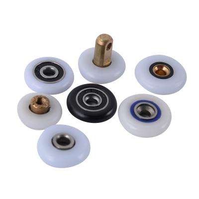 China 8pcs/set Diameter 20mm/22mm/23mm/25mm/27mm Modern Shower Door Fences Roller Runners Wheels Upper Lower Pulleys for sale