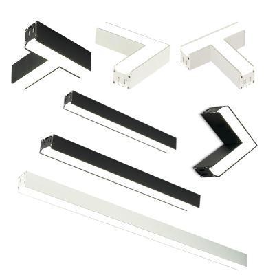 China CE ROHS Modern Contemporary Office LIGHT STENG Decorative Aluminum Profile PC 1M 1.5M Hanging Wall Lights Led Linear Track Light for sale