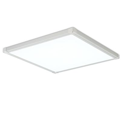 China Frameless Ultra Thin PC Cover Square Square 60*60 High Light Efficiency New Design Flat Led Panel Ceiling Light for sale