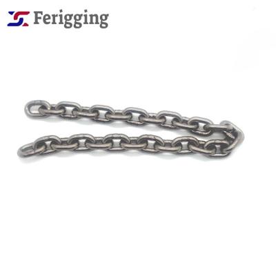 China Guardrails 1/8 ASTM80/90/96 Nacm2003 America Standard Stainless Steel Short Proof Coil Chain for sale