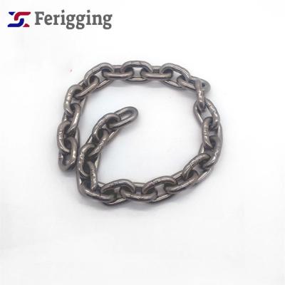 China Guardrails 1/4 ASTM80/90/96 Nacm2003 America Standard Stainless Steel Short Proof Coil Chain for sale