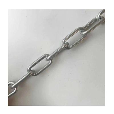 China Guardrails Galvanized/zinc/blacken/plastic G30 Low Carbon Steel Galvanized Chain Ordinary Mild Steel Short Link Chain for sale