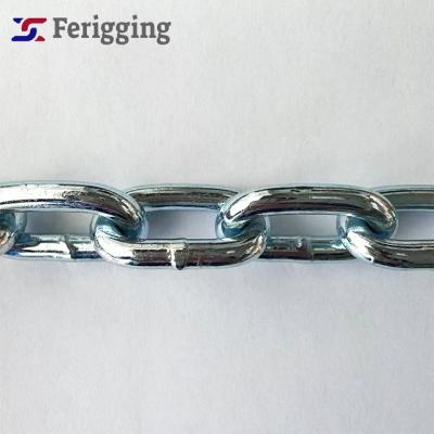 China Marine 16mm Din 766 Zinc Plated  Mooring Standard Galvanized BBB Link Marine Anchor Chain for sale