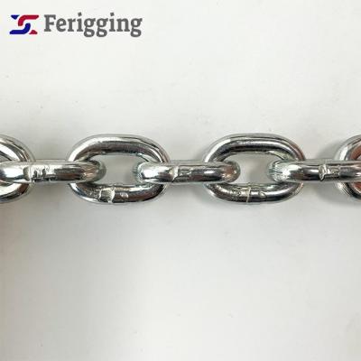 China Marine 2mm~32mm DIN766 Smooth Welding Electro-galvanized /SS304/316/316 Stainless Steel Marine Anchor Chain for sale