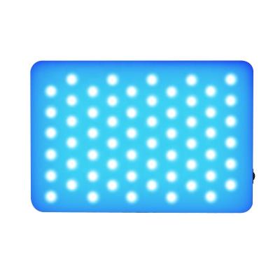 China PORTABLE RGB Led Video Soft Light Panel For Studio Photography Live Streaming Video Conferencing Camera Light for sale