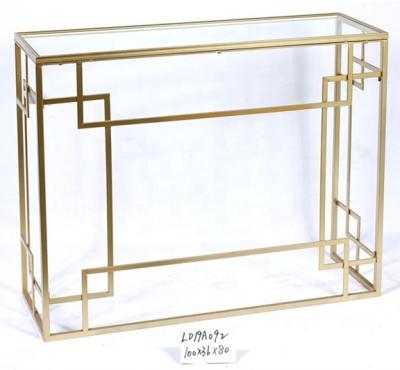 China Strong French Style Modern Luxury Mirrored Console Table for sale