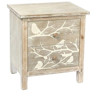 China Storage Living Room Furniture Wholesale Shabby Chic Wooden Side Cabinet for sale