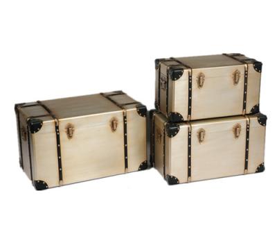 China Sustainable Competitive Price S/3 Metal Storage Trunk Box for sale