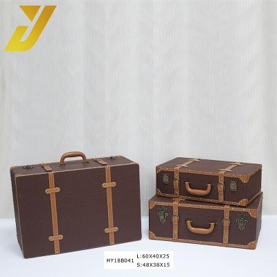 China Viable antique vintage wooden suitcases for displacement S/3 for sale