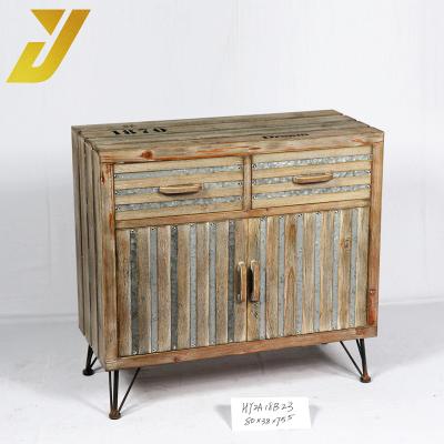 China Environmental Friendly Antique Vintage Style Chinese Cheap Furniture With 2 Doors And 2 Drawers for sale