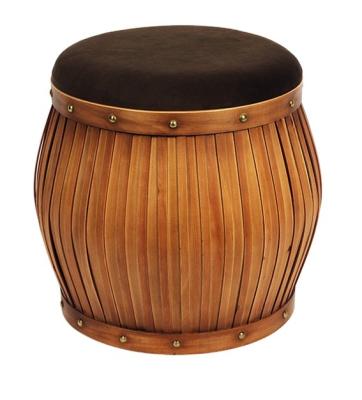 China Hot storage! ! ! Chinese Vintage Drum Memory Ottoman Wooden Stools Wholesale for sale