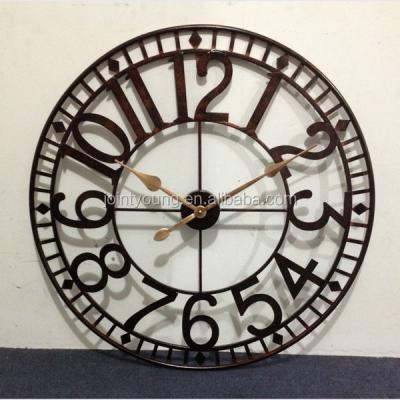 China For Outdoor Wall Decoration Clock Metal Wall Clock Large Street Clock for sale