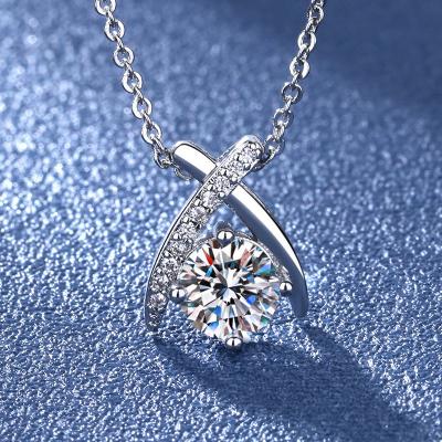 China Factory direct sales of cute best-selling clavicle products in Japan and South Korea's simple moissanite fashion female collar necklace for sale