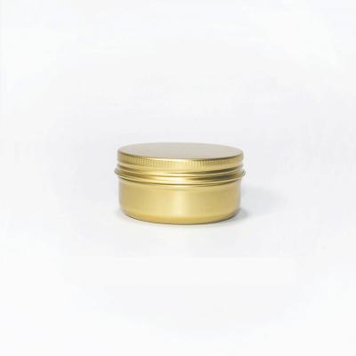 China Aluminum 50ml Tin Box Tin Can Silver Tea Candy Mint Lip Balm Tight Empty ... Best Quality Gold Cosmetic Air for sale