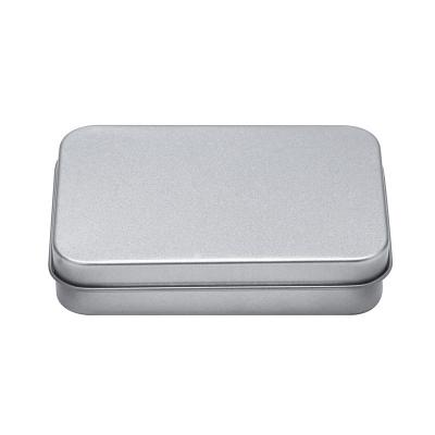 China Candy Mint USB...RTS 87x60x18mm Small Hinged Metal Tin Box With Window for sale