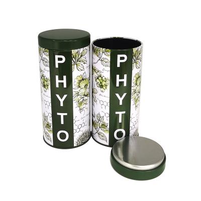 China Custom Tea Food Grade Air Coffee Loose Leaf Tea Tight Packaging Tin Box Tin Canister for sale