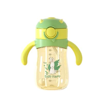 China Hot Selling BPA Free Cute Baby Feeding Bottle Wholesale PPSU Water Bottles With Cover for sale