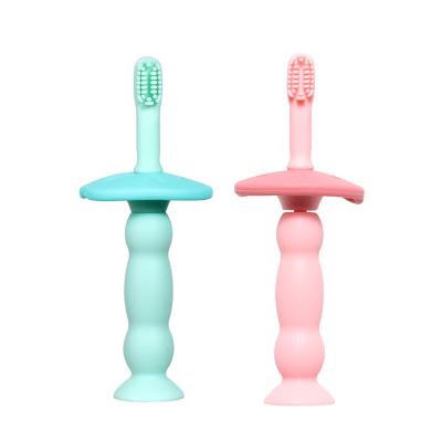 China Fashionable Silicone Safe Clean Toothbrush Eco - Friendly Small For Kids for sale