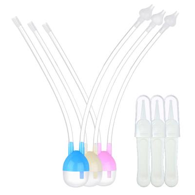 China Baby Products Safety Baby Nasal Aspirator Nose Cleaner Comfortable Nasal Aspirator Suction Nasal Aspirator For Newborn Baby for sale