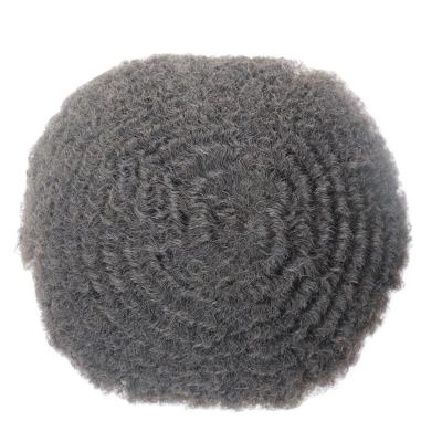 China 8mm Wave PU Hair Toupee Man Weave Replacement Hair System For Black Men Wigs for sale