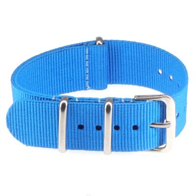 China Fabric 18mm 20mm Watch Band Stainless Steel Pre V Watch Buckle NATO Nylon 22mm Watch Strap for sale