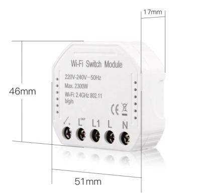 China Home Light Wifi Remote Control Smart Lamp Switch Module With Power Metering 1Way Tuya Smart Life Remote Control Works With Alexa Echo Google Home for sale