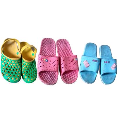 China Waterproof used slippers cheap branded used shoes slippers wholesale on sale for sale