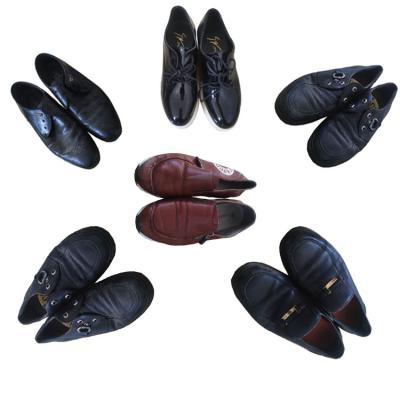 China 2022 Fashion High Quality Anti-odor High Ankle Leather Shoes For Men PU Leather Used Men Shoes for sale