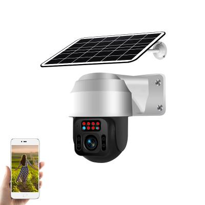 China High Speed 360 Degree Outdoor Solar Camera Night Vision Surveillance Remote Control 4G Solar Camera for sale