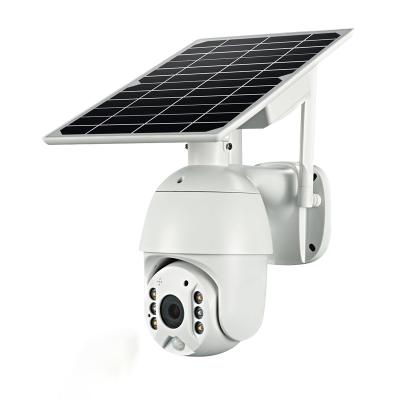 China VESAFE Wifi Tuya PTZ Network Camera Outdoor Waterproof Solar Powered Camera CCTV Security Camera for sale