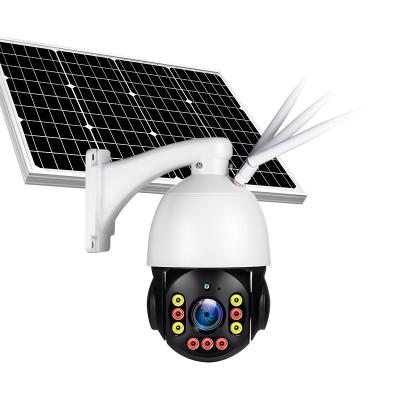 China Vesafe Outdoor WIFI CCTV Spy Cameras Solar Camera Solar Panel Power Wireless Night Vision Security PTZ Camera Te koop