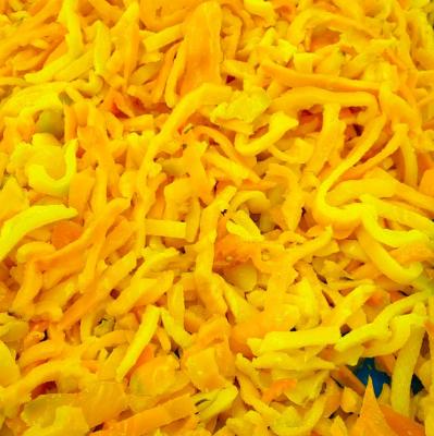 China FROZEN grade a wholesale iqf frozen cut yellow bell pepper sliced for sale