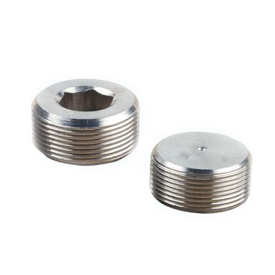 China Industry Internal Drive Pipe Plugs DIN906 Stainless Steel Hexagon Socket Pipe Socket for sale