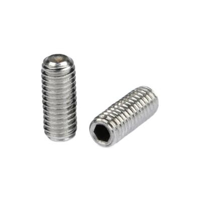 China Hex Socket Hex Socket Set Screws With Cup Point DIN916 M2 M2.5 M3 M4 Small Worm Screws for sale