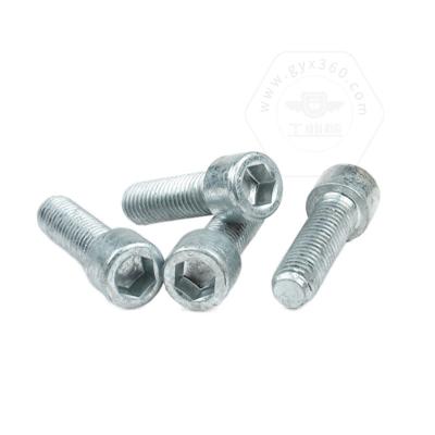 China Hex Socket HDG Screws Hot Dip Galvanized Hex Socket Bolts GB70.1 DIN912 for sale