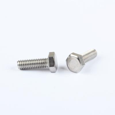 China Stainless Steel Hex Head Bolts DIN 933 Full Threaded 304 Stainless Steel M3-M48 for sale