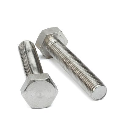 China Industry Thread Hex Head Bolt Full Metric Stainless Steel Bolt And Nut ANSI/ASME B18.2.1 for sale