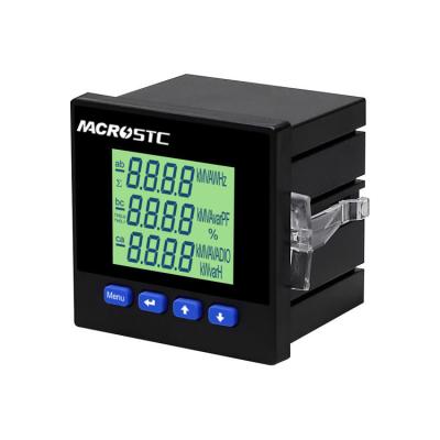 China MACRO MC72H-3-ZY Digital MC72-E Three Phase Multifunctional Programmable AC Energy Electricity Meter for sale