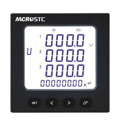 China MACRO MC72-3-ZY Digital MC72-3-ZY MC72-3-ZY Three Phase Multifunctional Programmable Smart Electric AC Energy Power Meter for sale