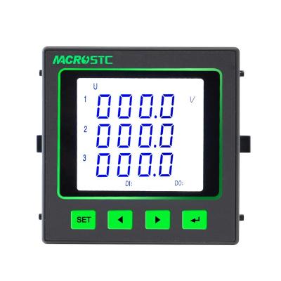 China MACRO MC72H-3-Z Digital MC72H-3-Z Three Phase Multifunctional Programmable Smart Electric AC Energy Power Meter for sale