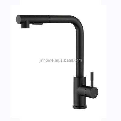 China Kitchen Deck Mounted Faucets Thermostatic Faucet Maker Stainless Steel Pull Out Spray Kitchen Mixer Tap for sale