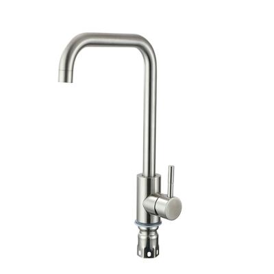 China China Manufacturer Single Hole Stainless Steel Thermostatic Kitchen Faucet 2021 Modern Kitchen Faucet Faucets for sale