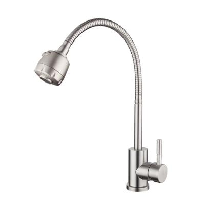 China Thermostatic Faucets Hot Sale Single Hole Kitchen Faucet Pull Down Cheap Commercial Stainless Steel Kitchen Faucet for sale