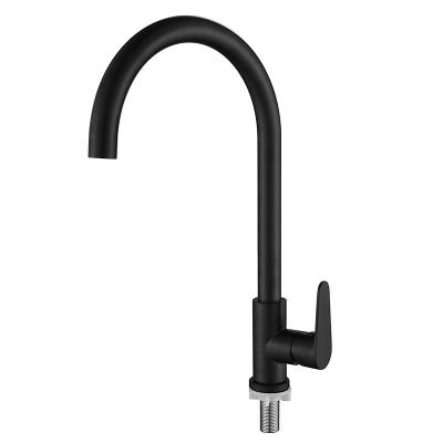 China Thermostatic Faucets Factory Wholesale Kitchen Faucet Blacked Single Handle Pull Down Kitchen Taps Sink Faucet Black for sale