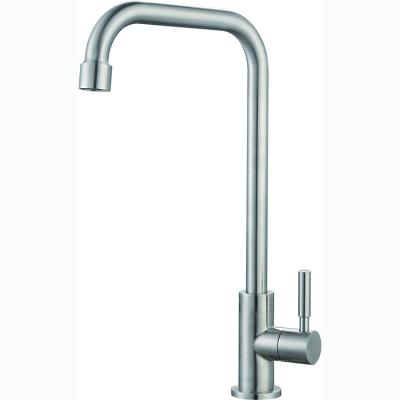 China South Asia faucets PILLAR SUS304 stainless steel thermostatic kitchen faucet SINK TAP for sale